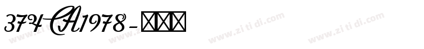 374 CA1978字体转换